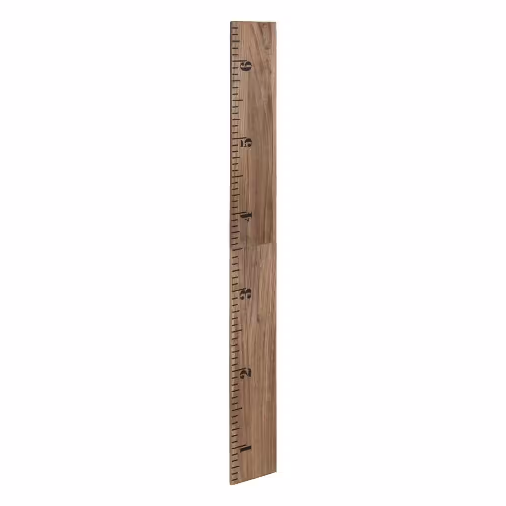 Kate and Laurel 6.5' ft. Wood Growth Chart