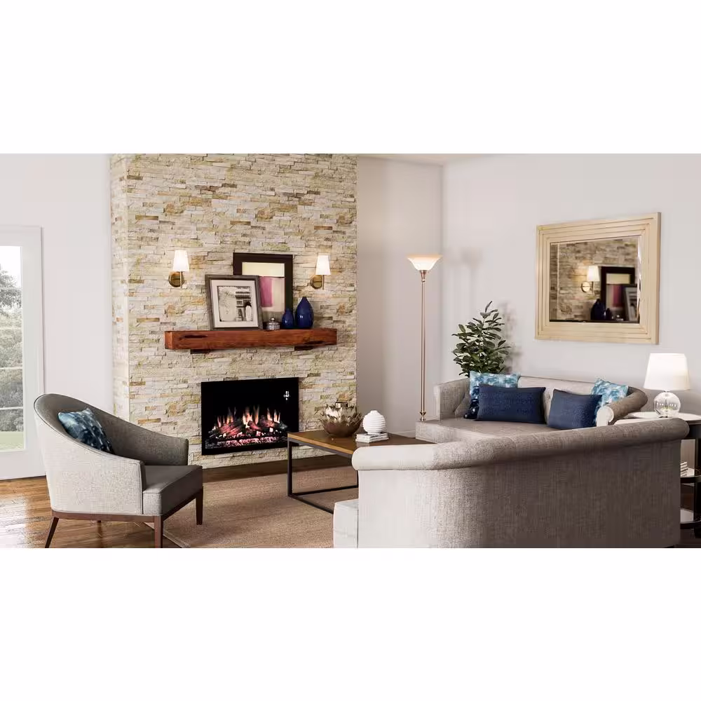 Generation Lighting Driscoll 1-Light Satin Brass Sconce with LED Bulb