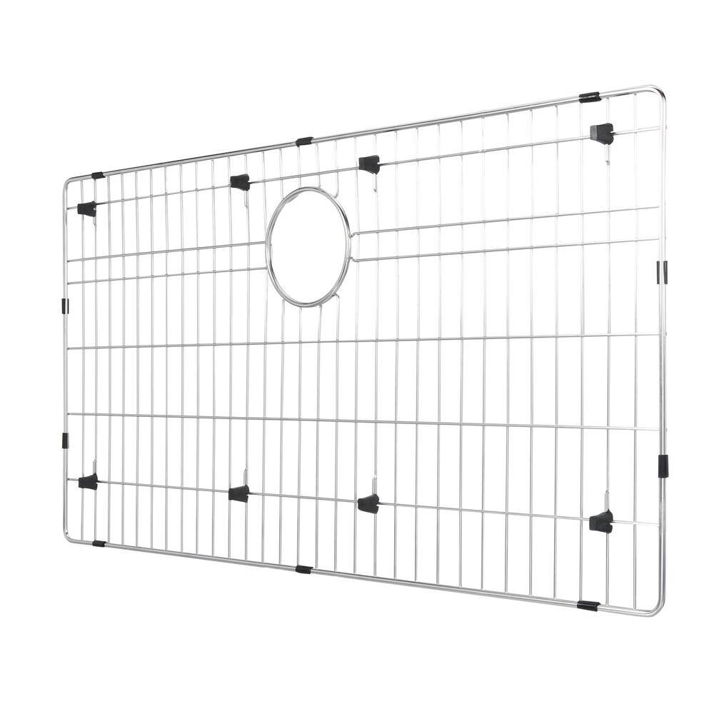 VIGO 34 in. x 18 in. Kitchen Sink Bottom Grid in Stainless Steel