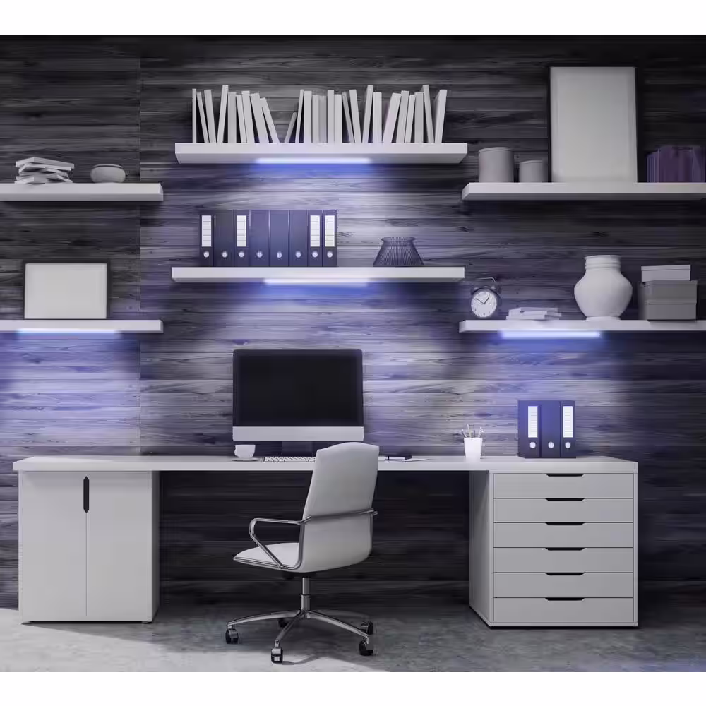 None 12 in. Undercabinet LED RGB Strip (3-Pack)