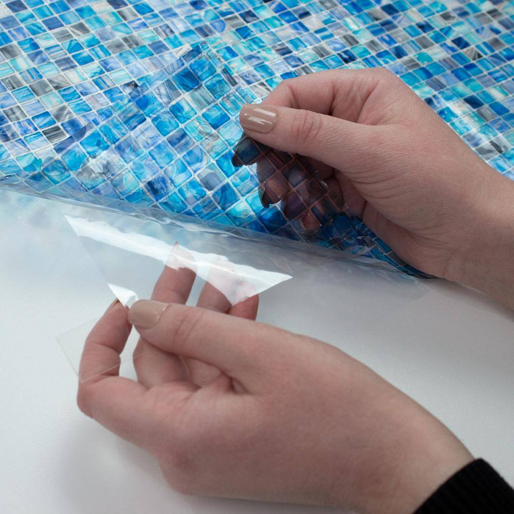 RoomMates Bluse Mosaic Privacy Adhesive Film