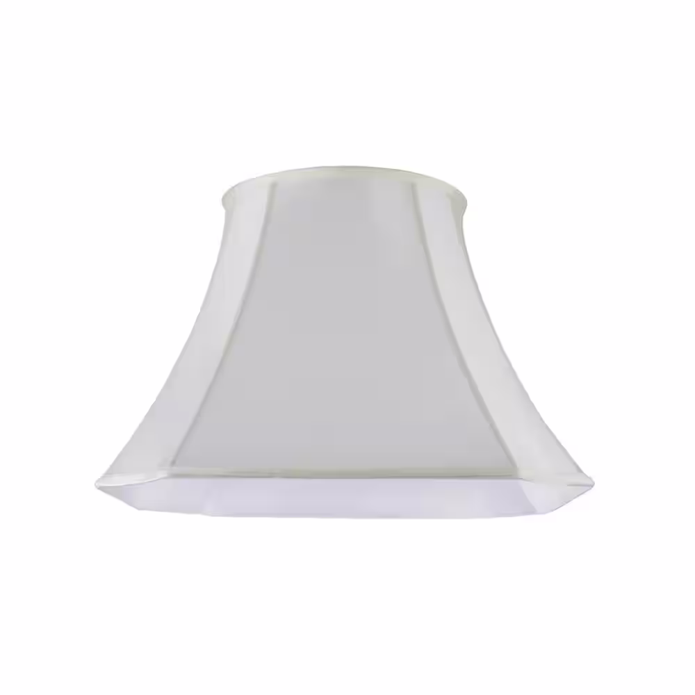 Aspen Creative Corporation 18 in. x 13.5 in. Off White Scallop Bell Lamp Shade