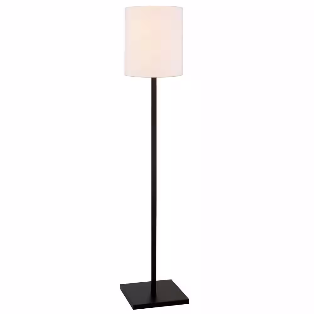 Meyer&Cross Braun 62 in. Blackened Bronze Floor Lamp with Square Base