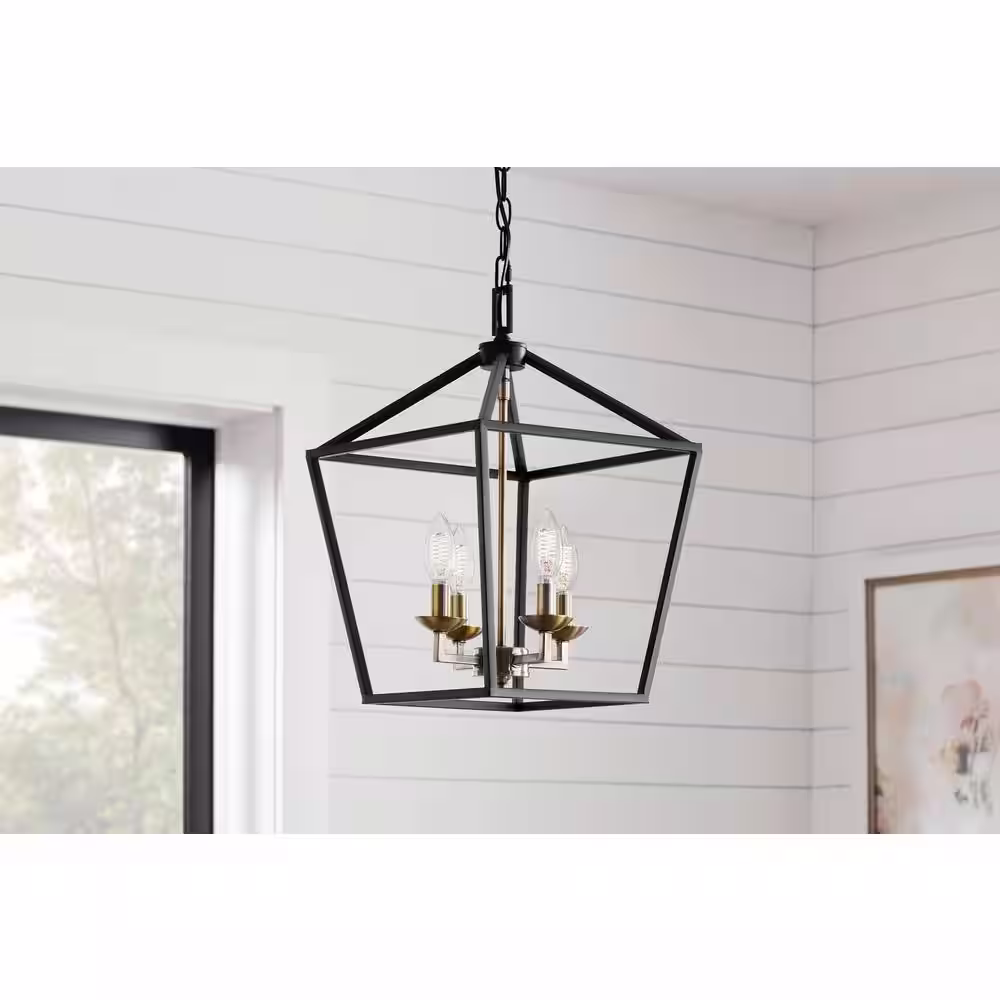 EcoSmart 60-Watt Equivalent B11 Dimmable E12 Candelabra Fine Bendy Filament LED Vintage Edison Light Bulb Warm White (3-Pack)