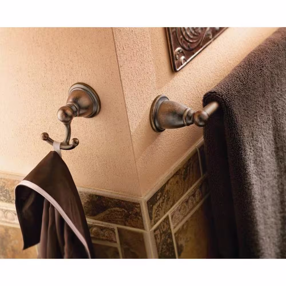 MOEN Brantford 18 in. Towel Bar in Oil Rubbed Bronze