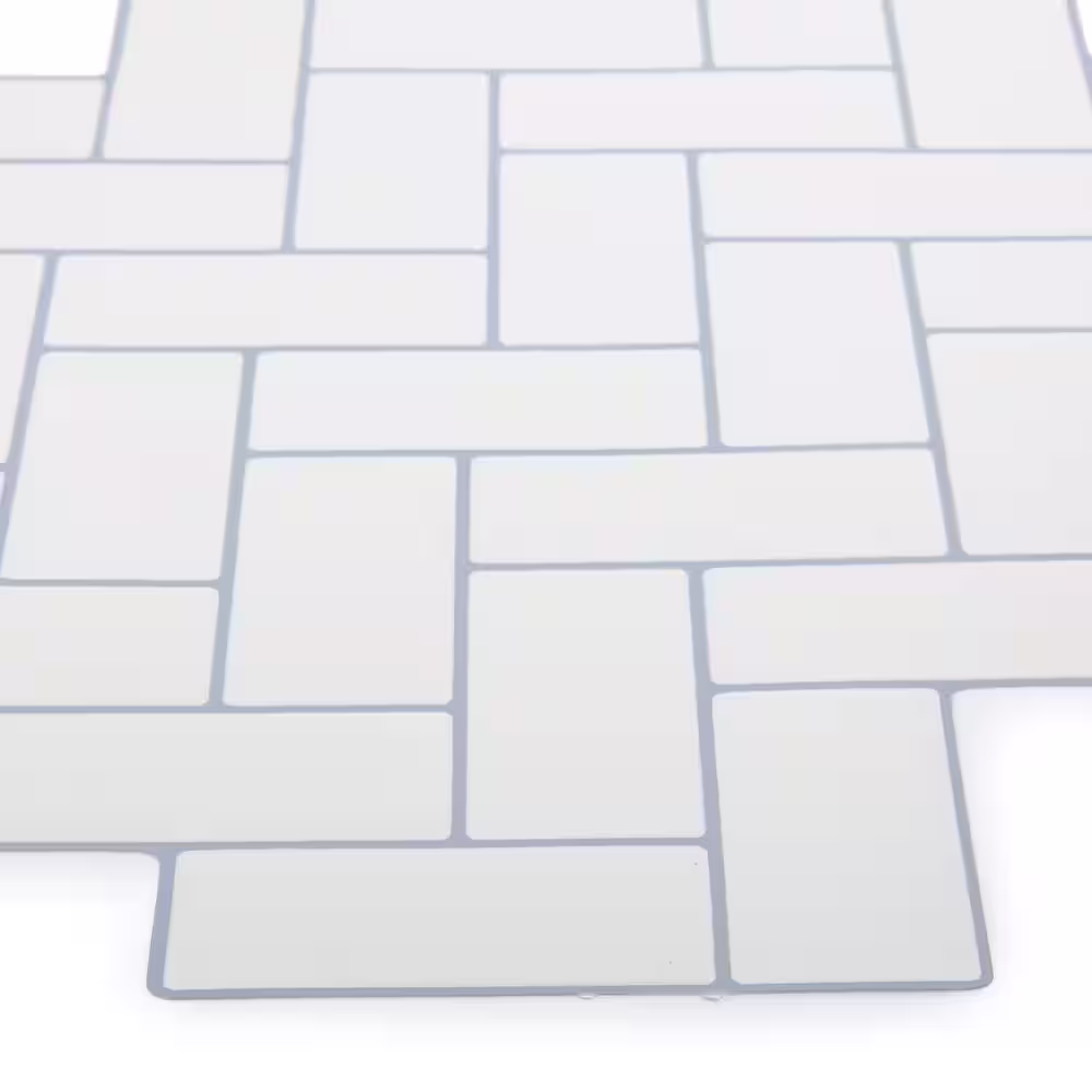 None Peel and Stick Wall Tiles for Kitchen Backsplash Bathroom and Living Room