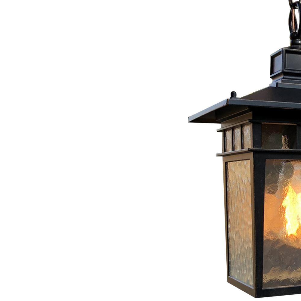 None Cullen 1-Light Oil-Rubbed Bronze Outdoor Hanging Lantern
