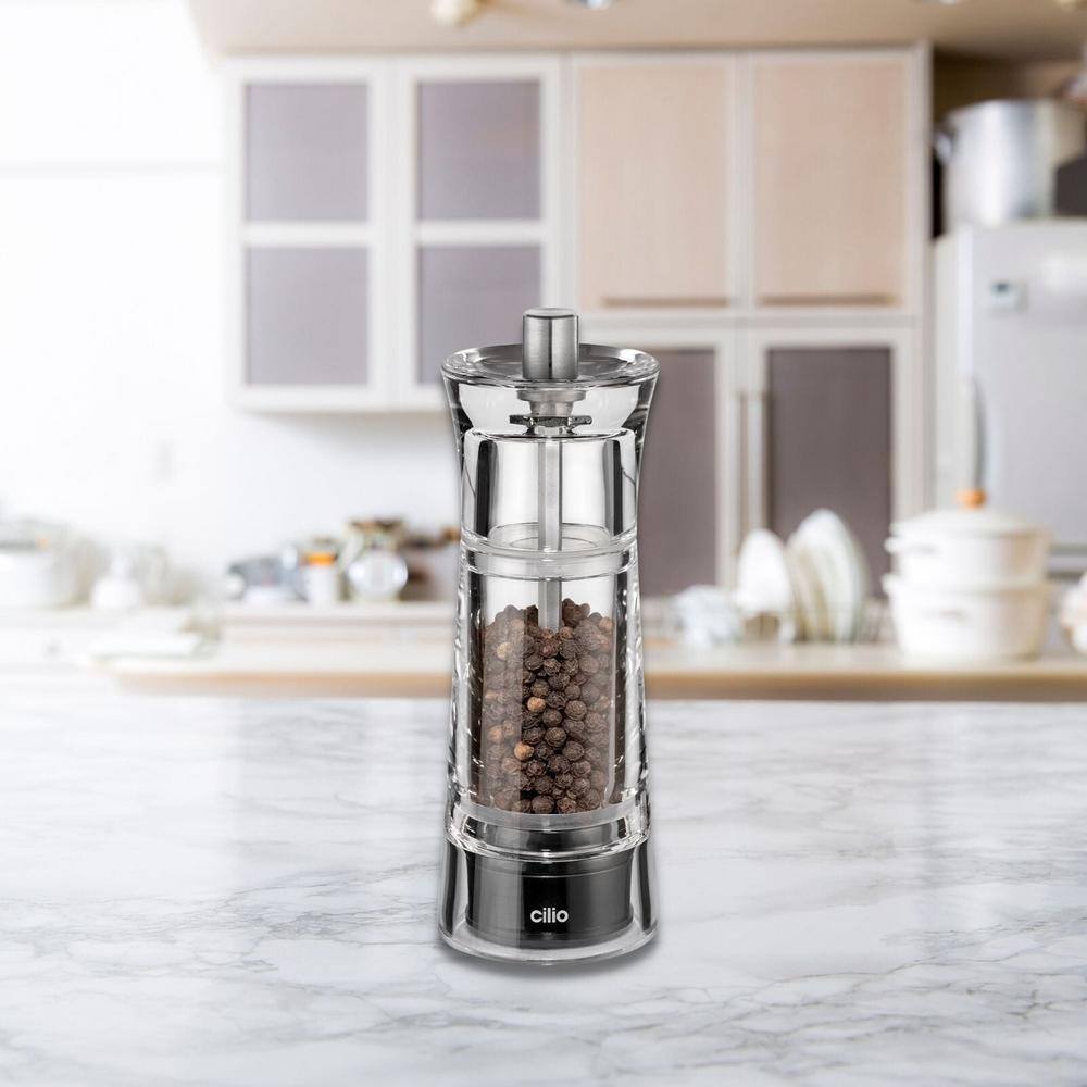 Cilio Genova Spice Mill, Pepper, s/s, 5.5 in. H, 2 in. Dia.
