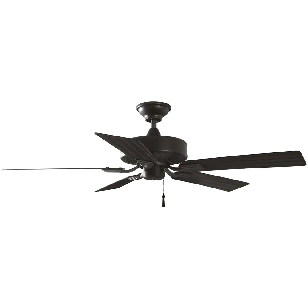 Hampton Bay Barrow Island 52 in. Indoor/Outdoor Natural Iron Ceiling Fan