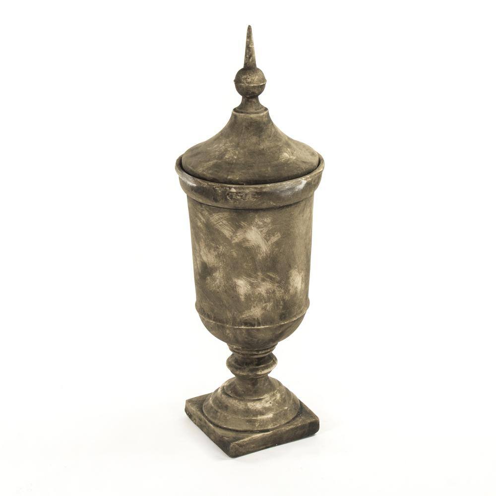 Zentique Large Resin Decorative Urn with Top