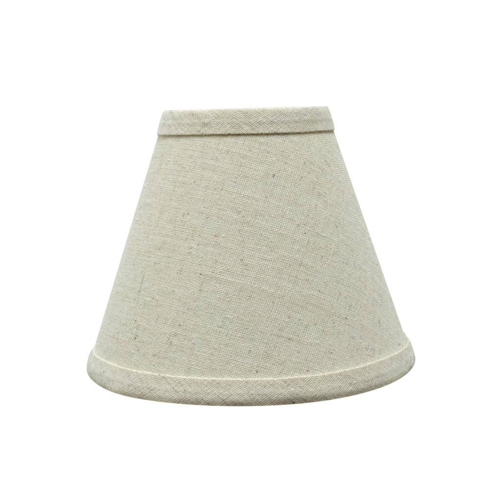 Aspen Creative Corporation 6 in. x 5 in. Oatmeal Hardback Empire Lamp Shade (6-Pack)