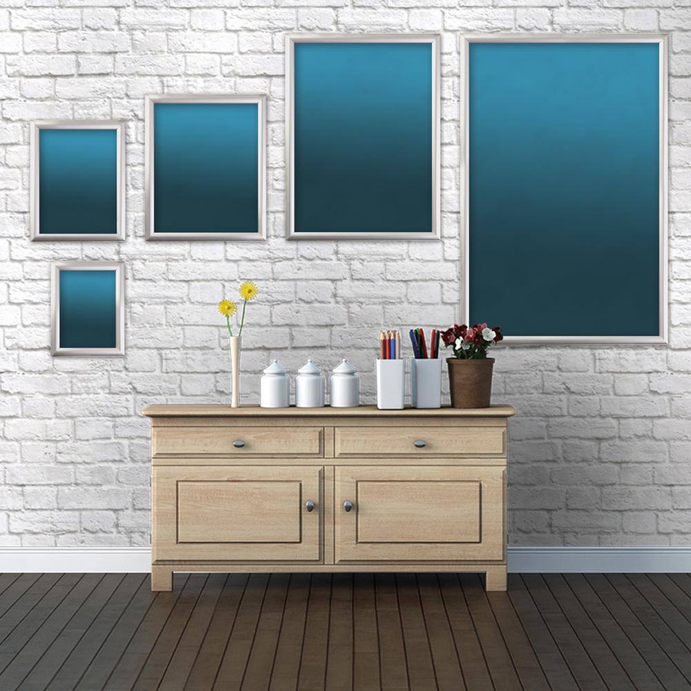 SECO 11 in. x 14 in. Silver Back Loaded Picture Frame