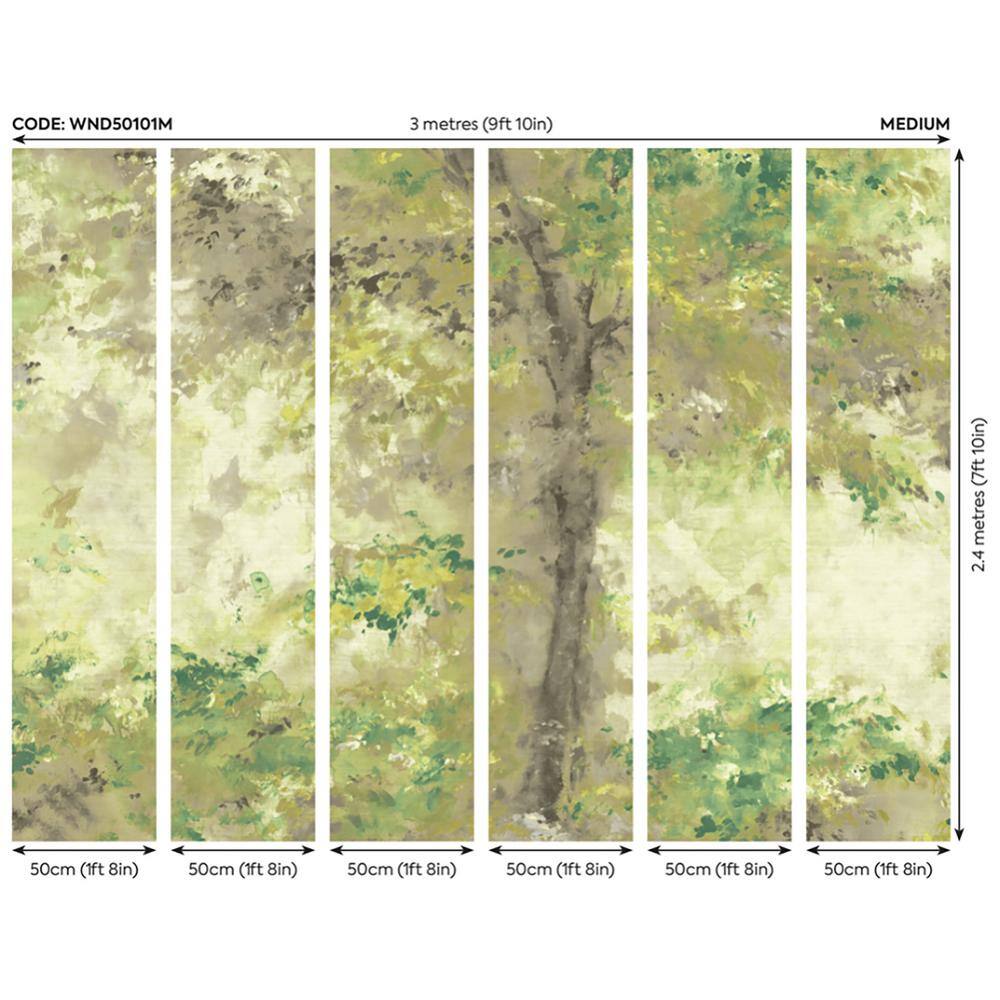 OhPopsi Summertime Dapple Landscapes Wall Mural