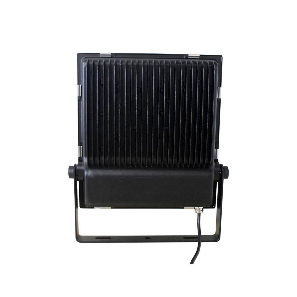 TotalLEDS 400-Watt Equivalent Black, Outdoor Integrated LED Flood with IP65 rating