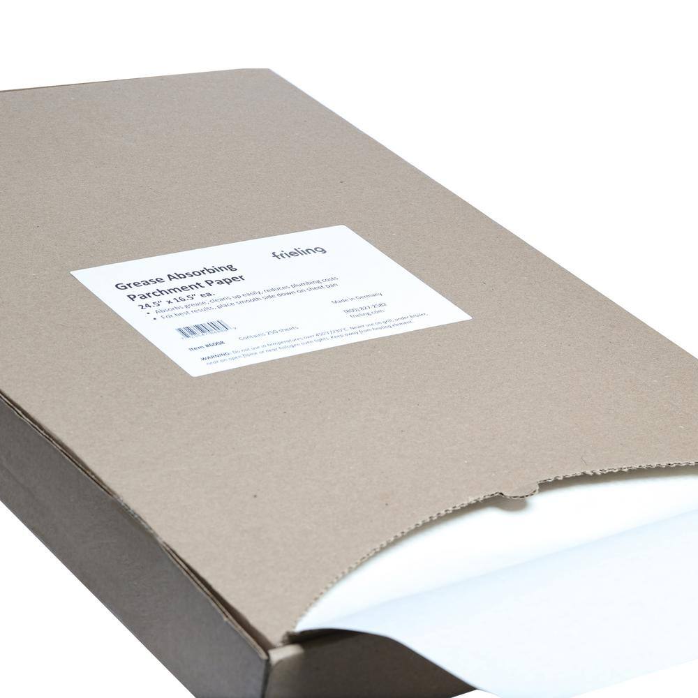Frieling Grease Absorbing Parchment Sheets, 250-Pieces per Box, 24.5 in. x 16.5 in.