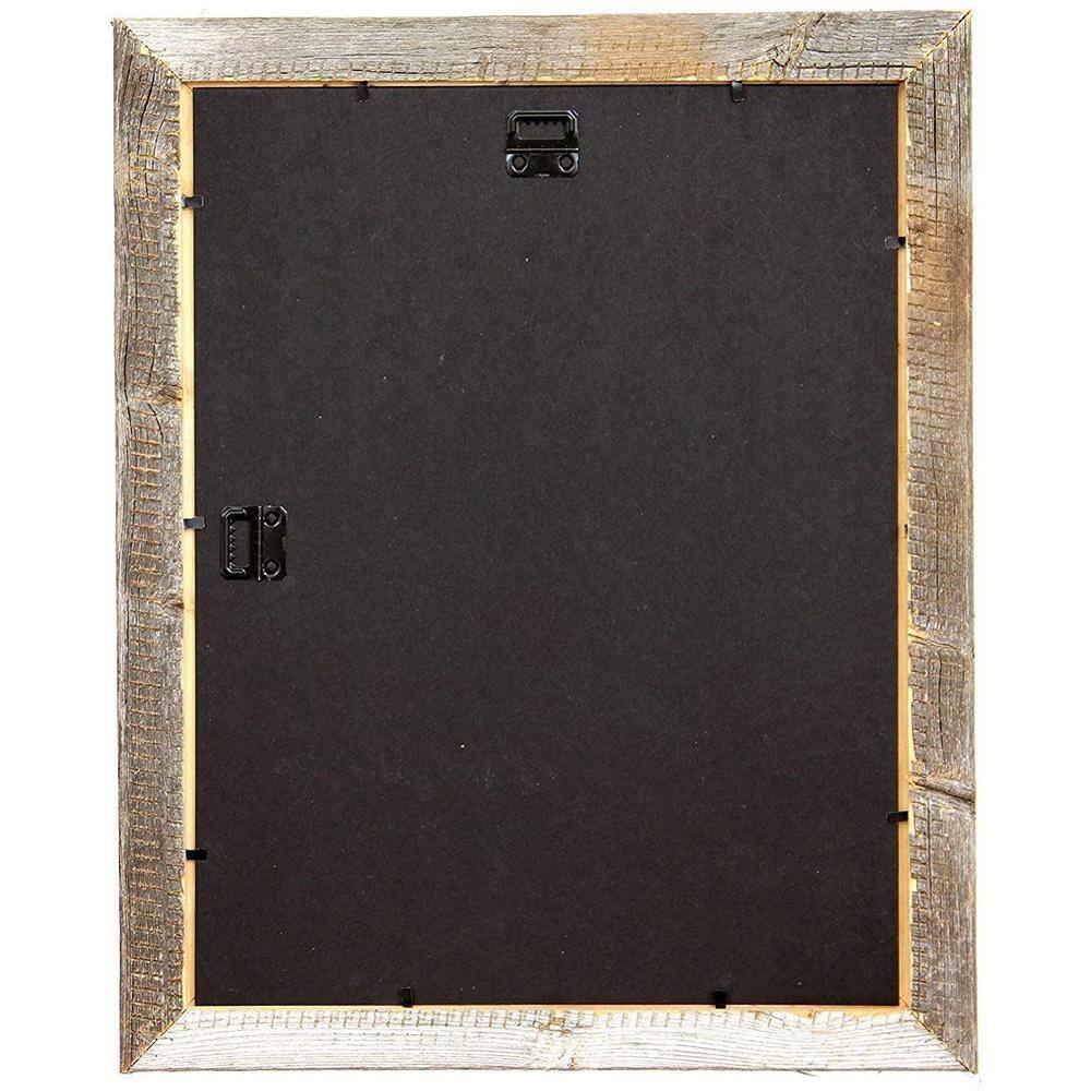 BarnwoodUSA Rustic Farmhouse 12 in. x 18 in. Smoky Black Reclaimed Picture Frame (1.5 in. Molding)