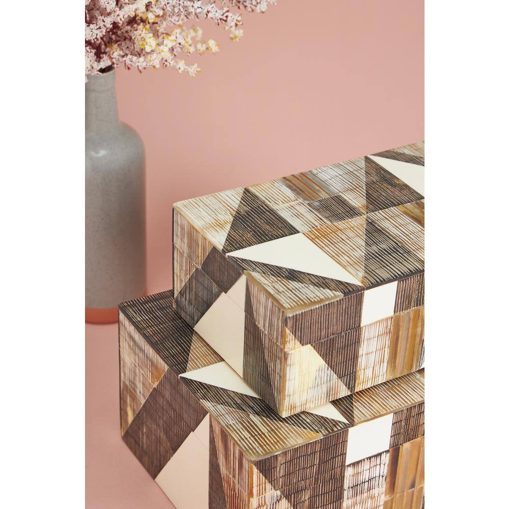 GAURI KOHLI Amalfi Decorative Boxes (Set of 2)