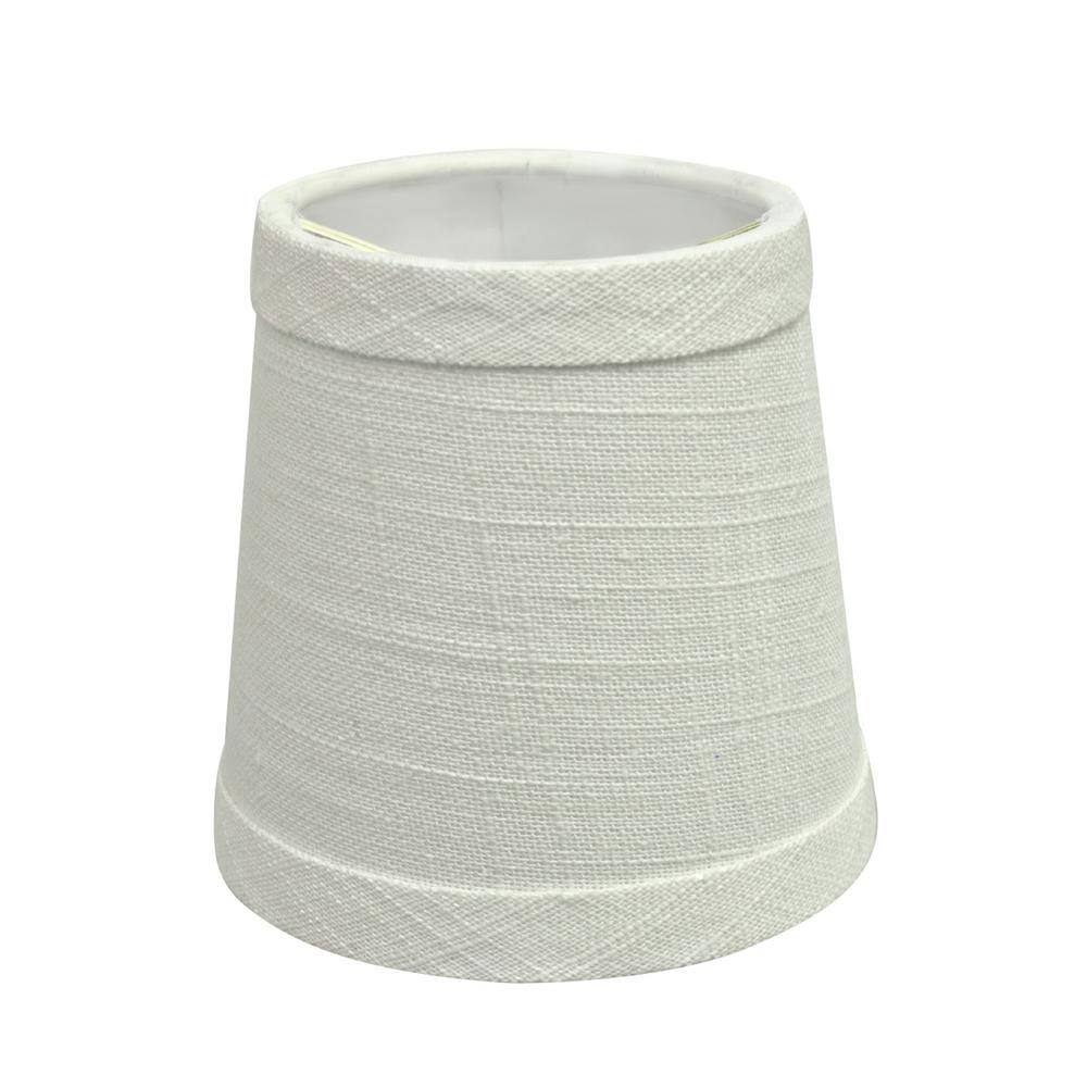 Aspen Creative Corporation 4 in. x 4 in. Off White Hardback Empire Lamp Shade (9-Pack)