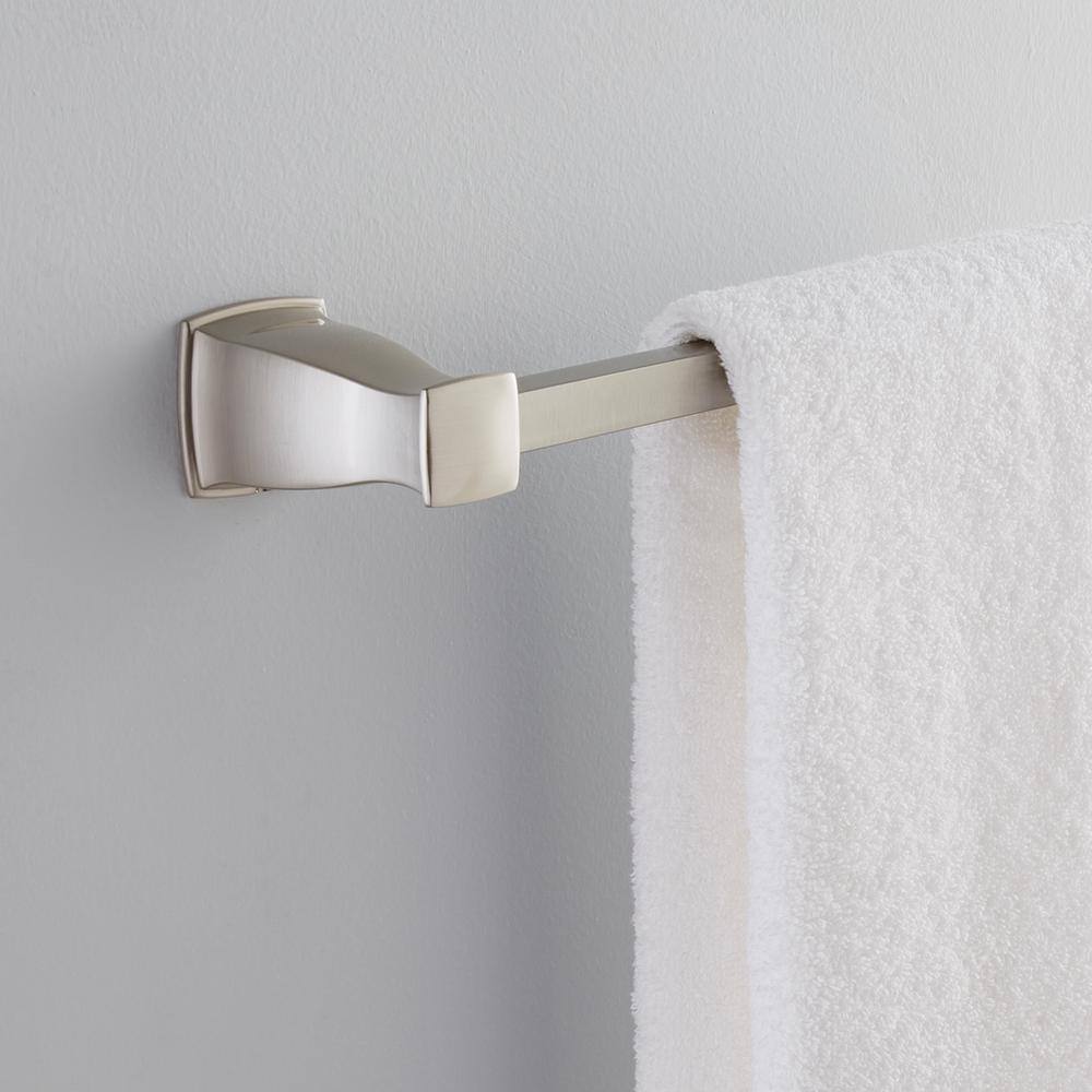 MOEN Hensley 24 in. Towel Bar in Spot Resist Brushed Nickel