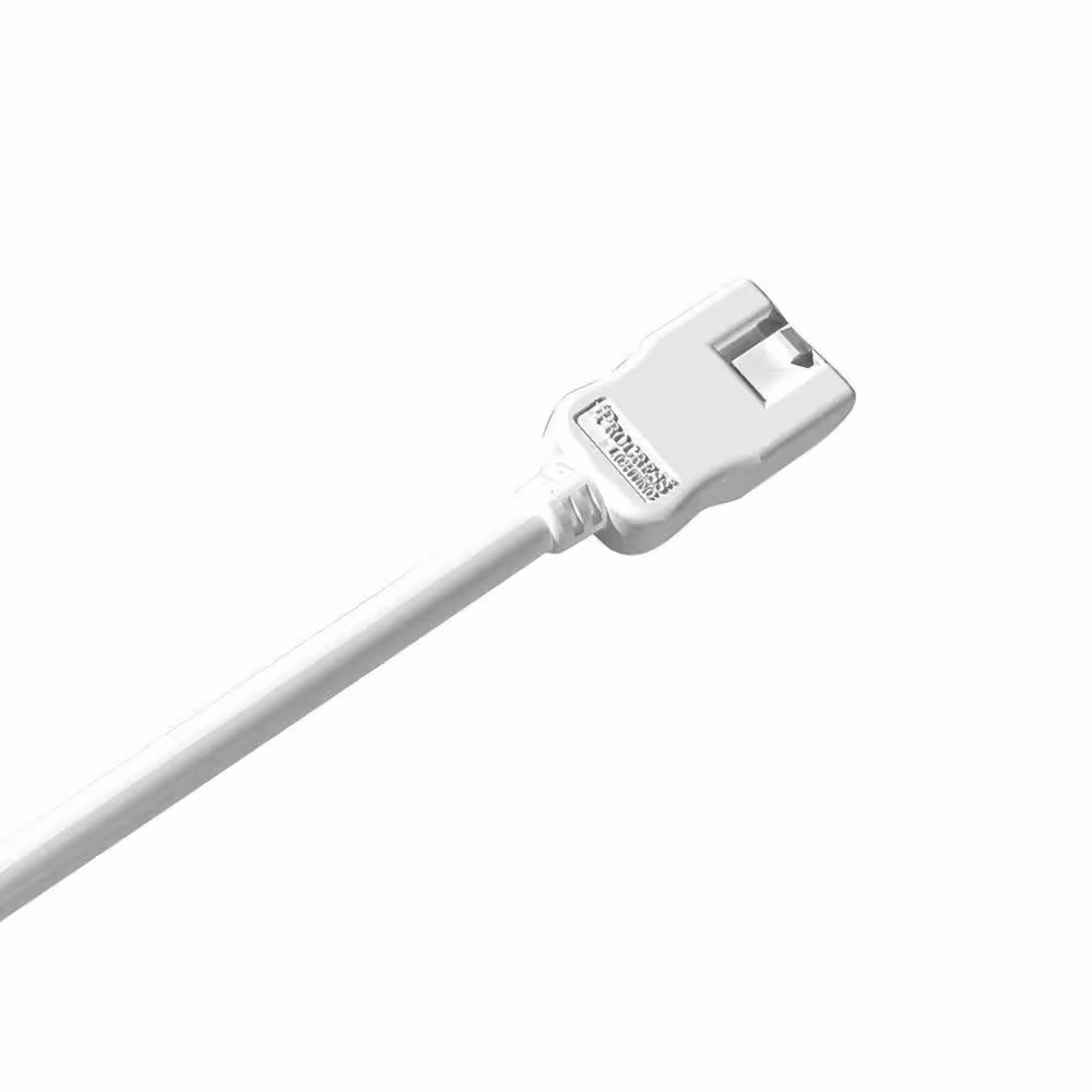 Progress Lighting Hide-a-Lite III Collection White Coupling Cable