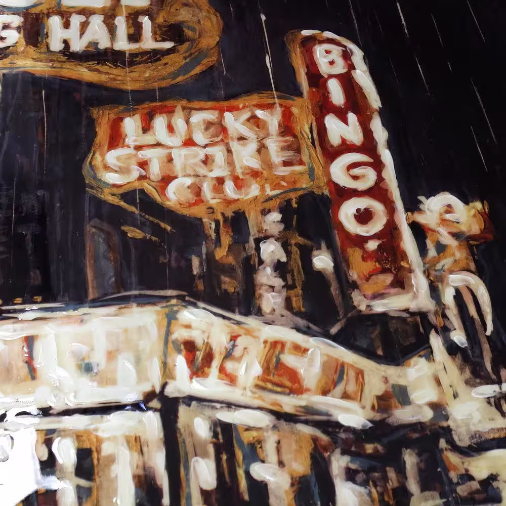 StyleCraft Retro Vegas 1950 Fremont Cityscapes Decorative Sign