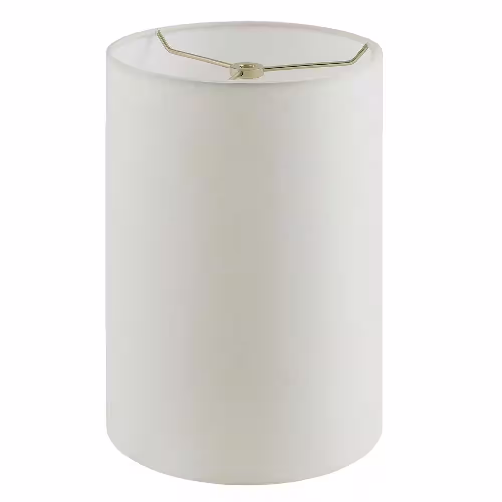 Aspen Creative Corporation 8 in. x 11 in. Off White Drum/Cylinder Lamp Shade