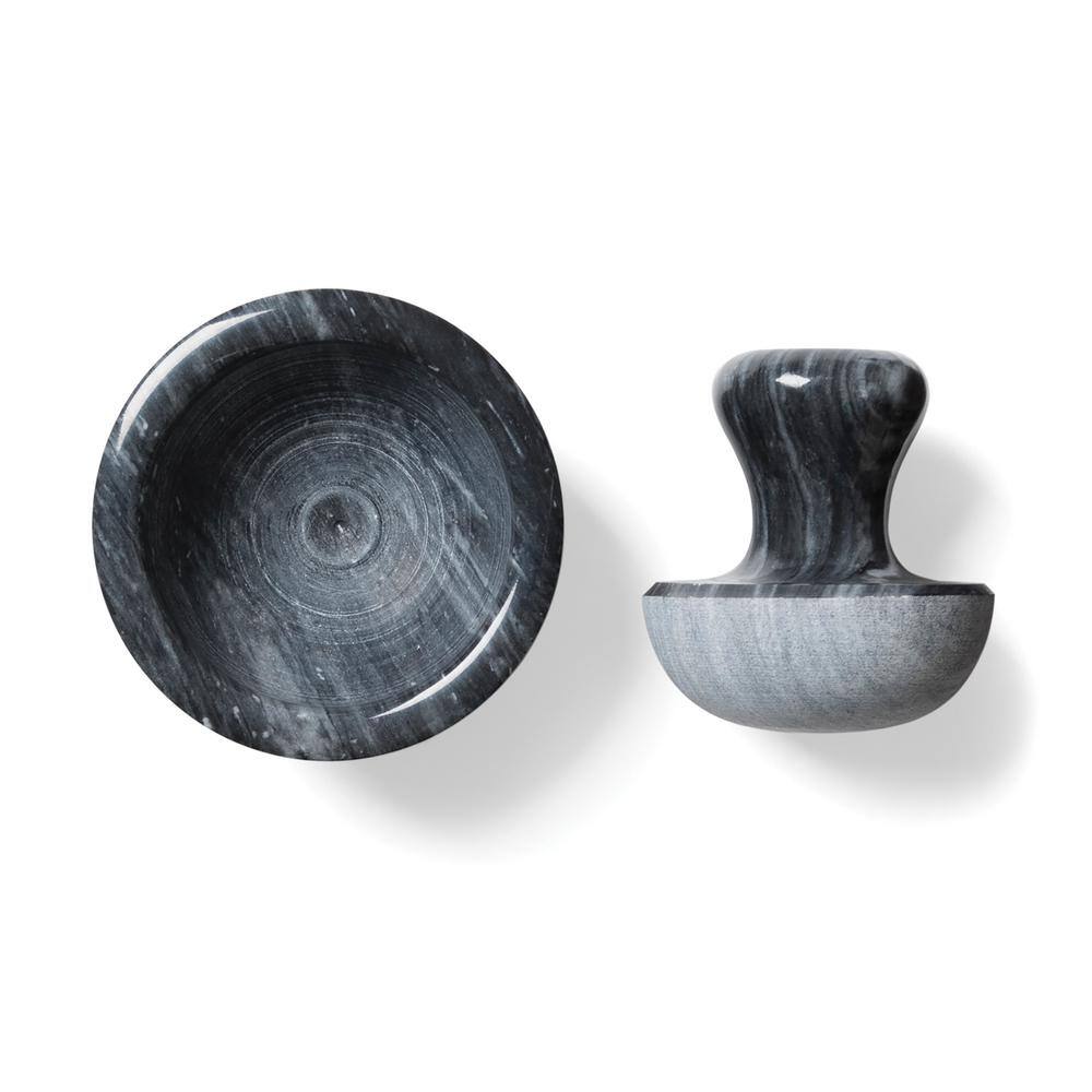 Fox Run Marble Mortar and Pestle Black