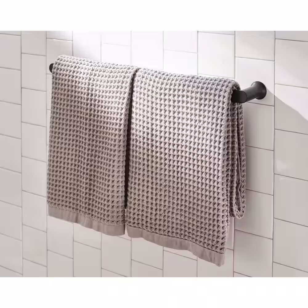 MOEN Genta LX 18 in. Towel Bar in Matte Black