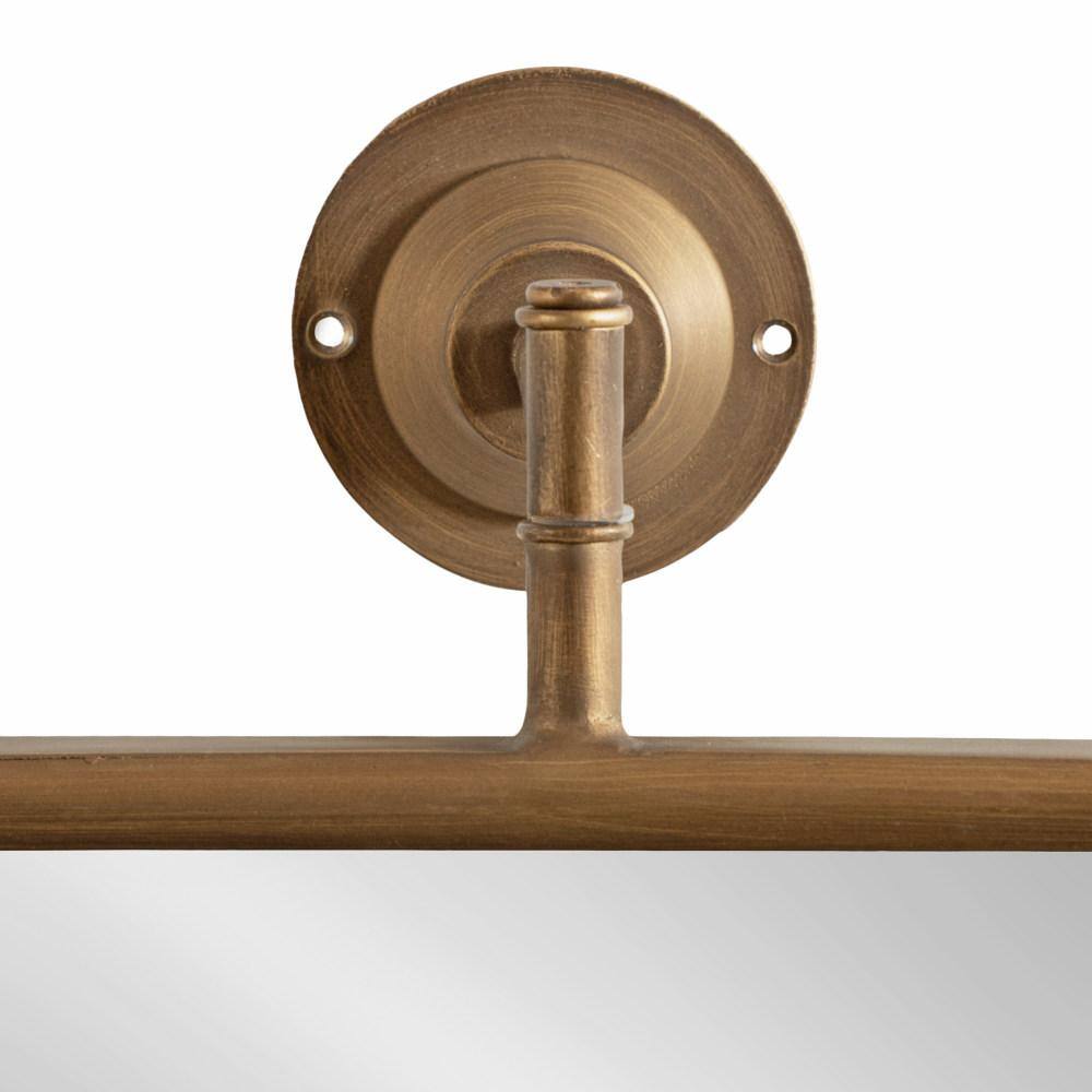 Kate and Laurel Darbridge 24.00 in. W x 40.00 in. H Gold Rectangle Traditional Framed Decorative Wall Mirror