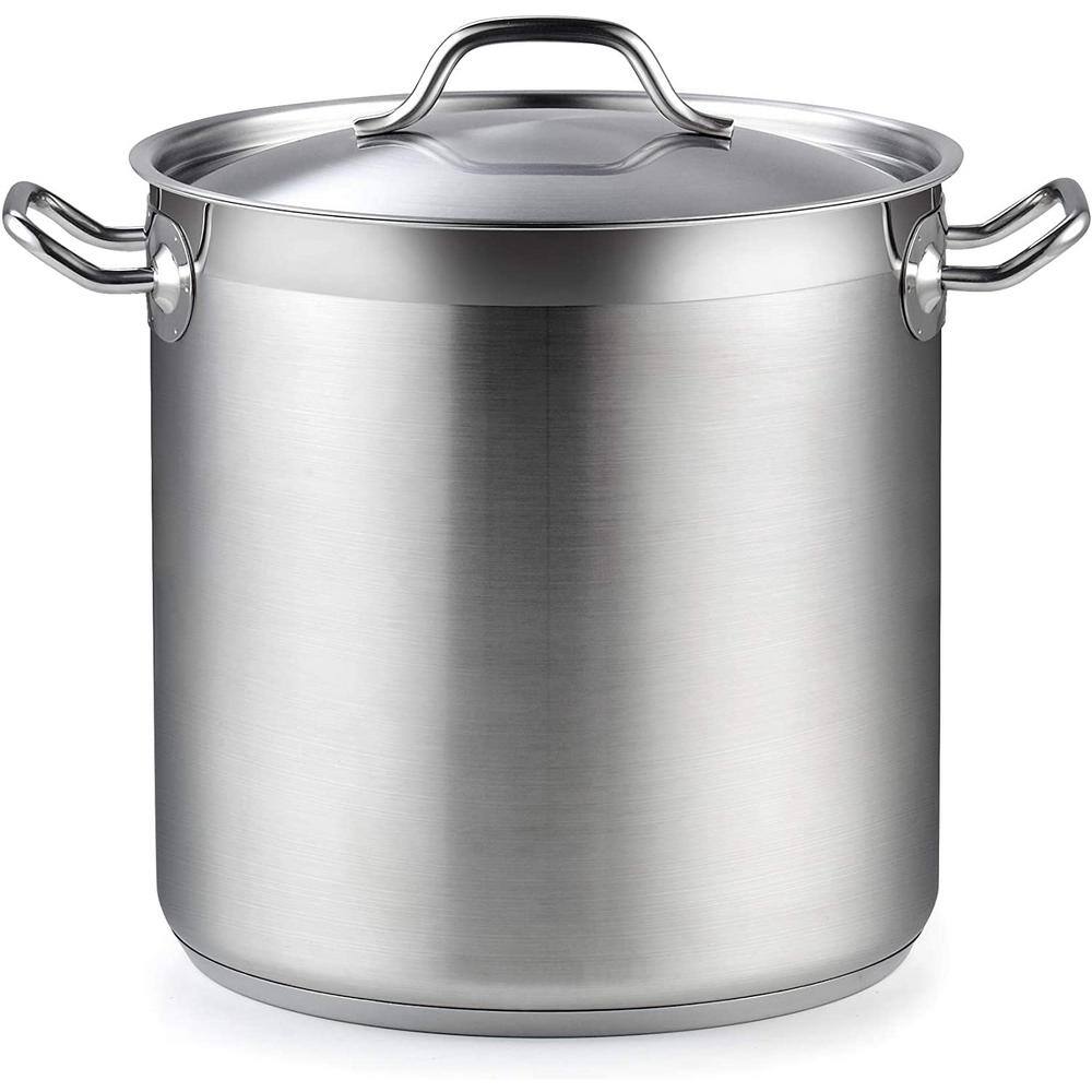 Cooks Standard Professional Grade 11 qt. Stainless Steel Stock Pot with Lid
