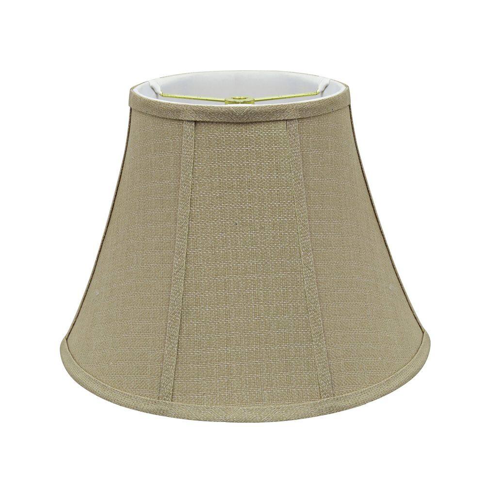 Aspen Creative Corporation 13 in. x 9.5 in. Beige Bell Lamp Shade