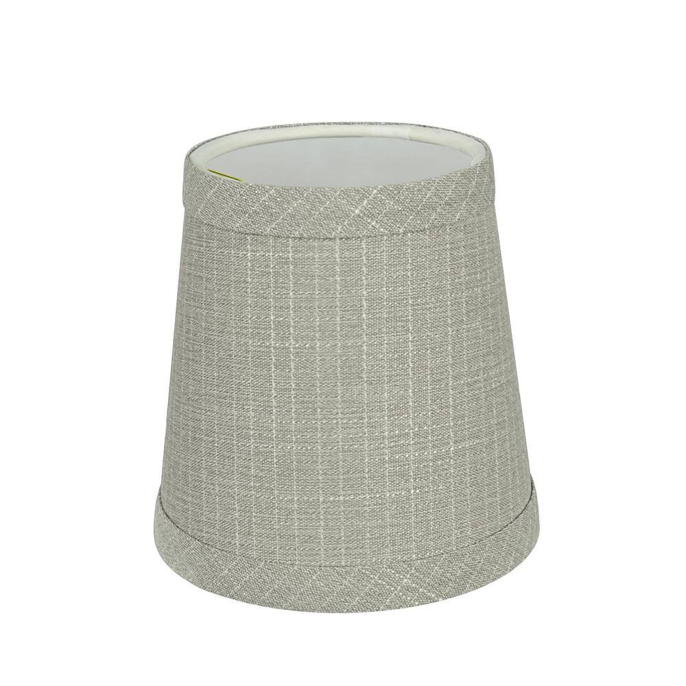 Aspen Creative Corporation 4 in. x 4 in. Grey Hardback Empire Lamp Shade (9-Pack)
