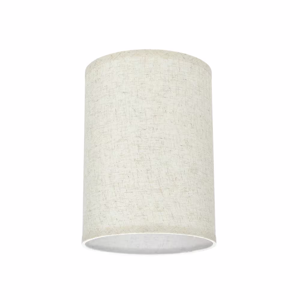 Aspen Creative Corporation 8 in. x 11 in. Flaxen Hardback Drum/Cylinder Lamp Shade