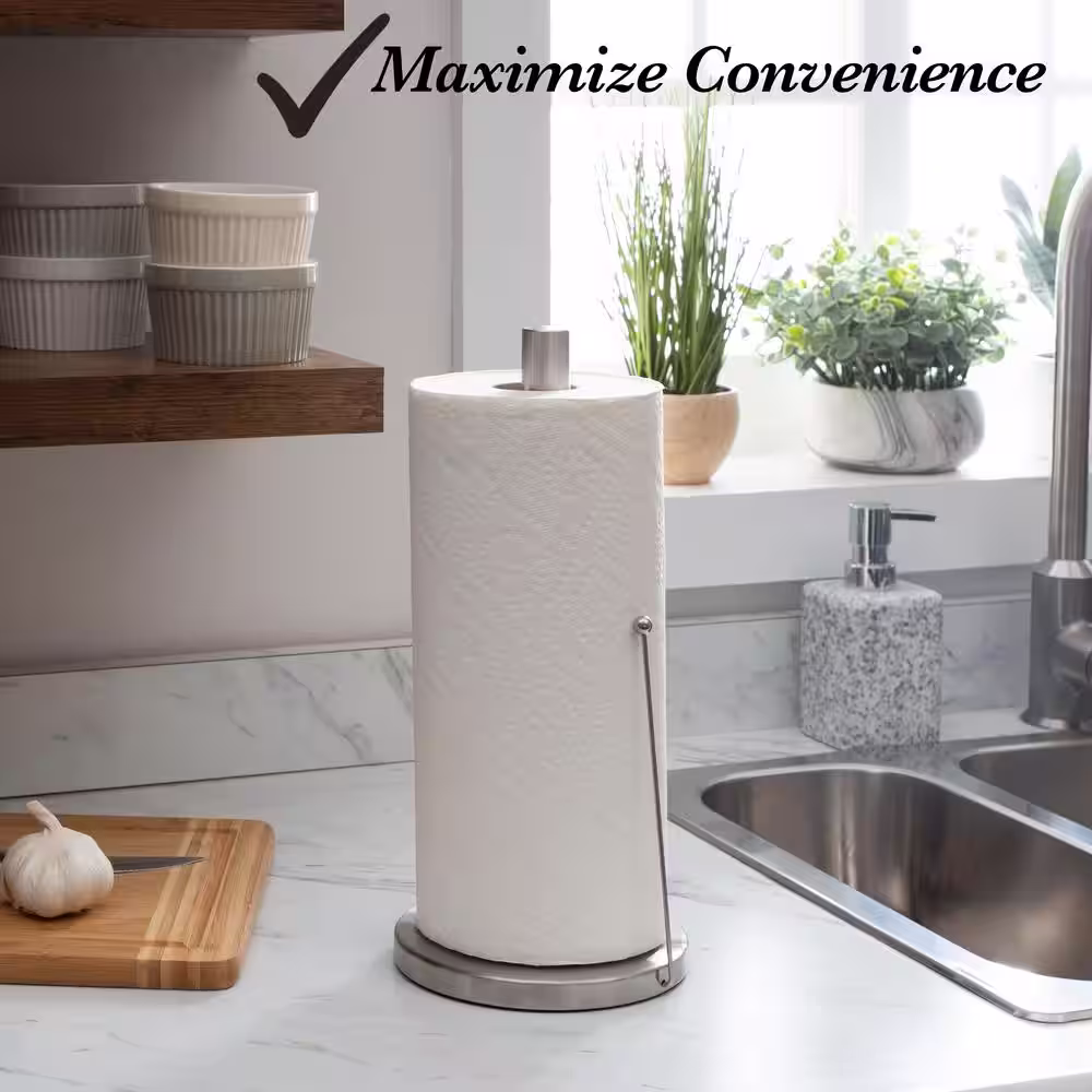 Kitchen Details Stainless Steel Paper Towel Holder