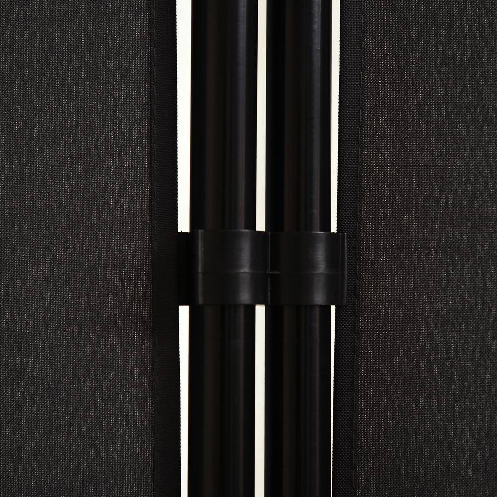 HOMCOM 3-Panel Folding Screen Room Divider Privacy Partition Indoor Outdoor