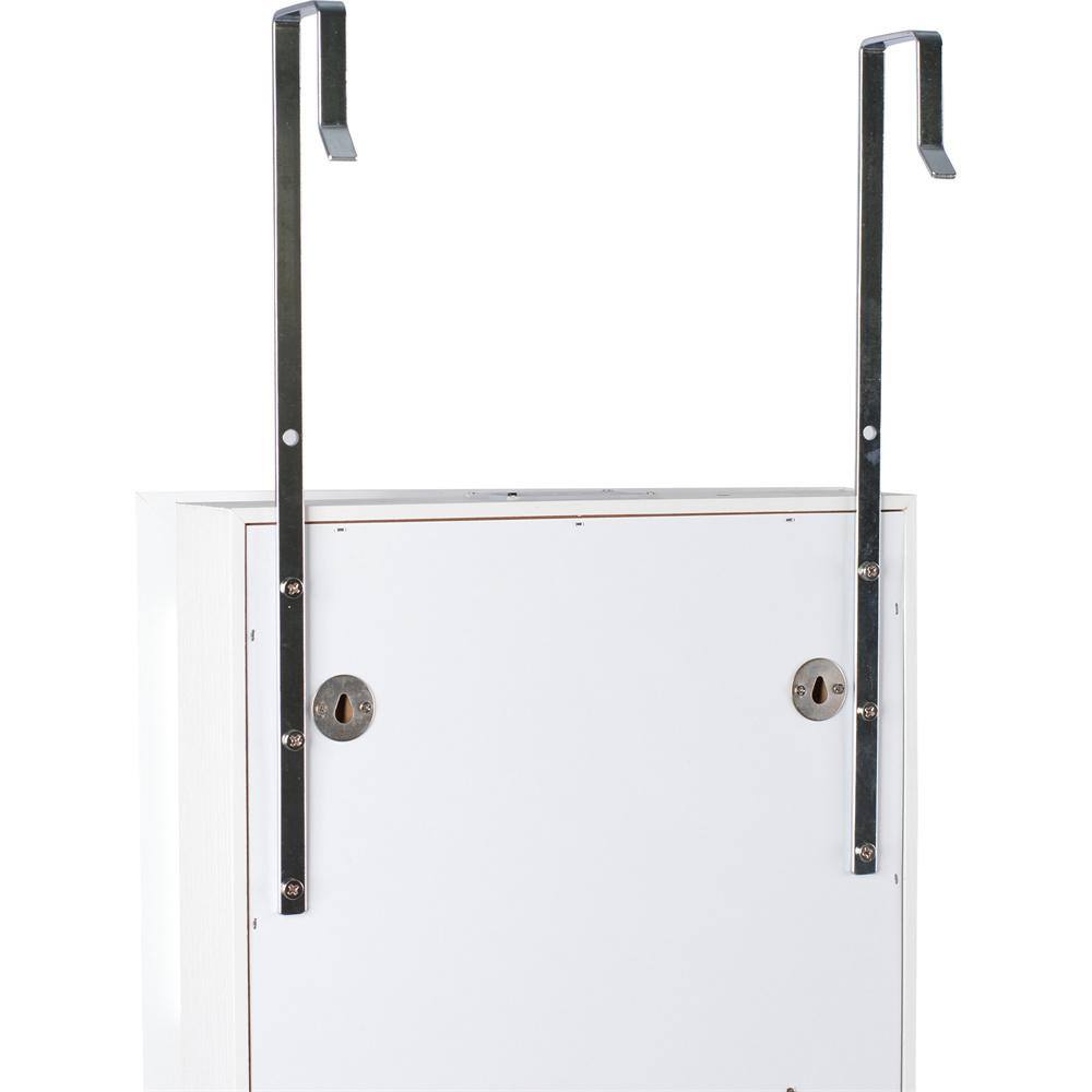 TIRAMISUBEST Full Mirror Fashion Jewelry Storage Cabinet With Led Light