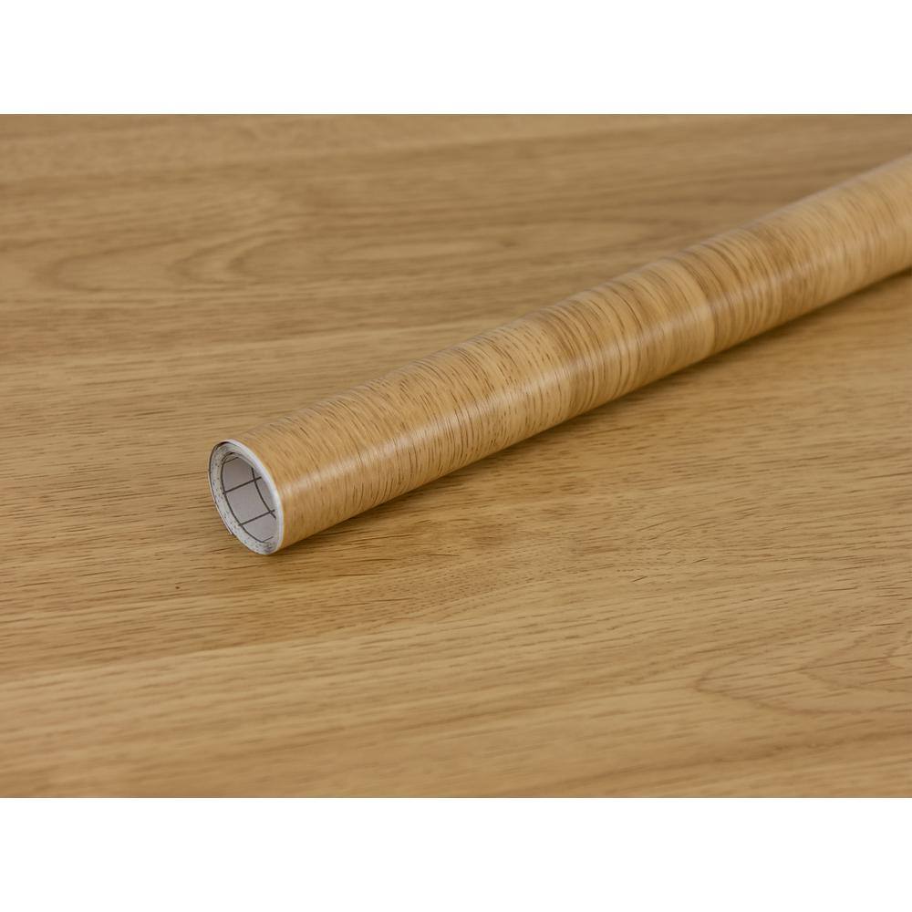 Fablon Brown Oak Planked Pale Adhesive Film (Set of 2)