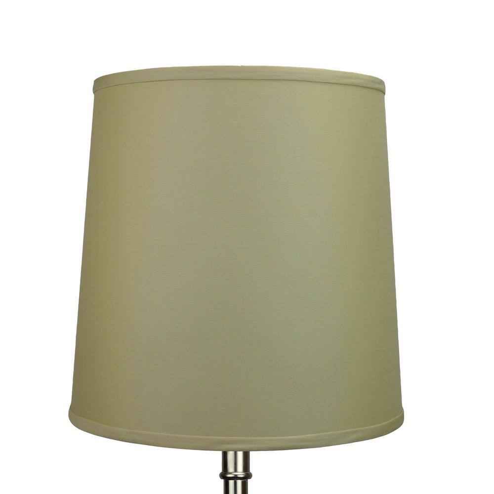 FenchelShades.com Fenchel Shades 13 in. Top Diameter x 15 in. Bottom Diameter x 15 in. Slant, Empire Lamp Shade - Linen Straw