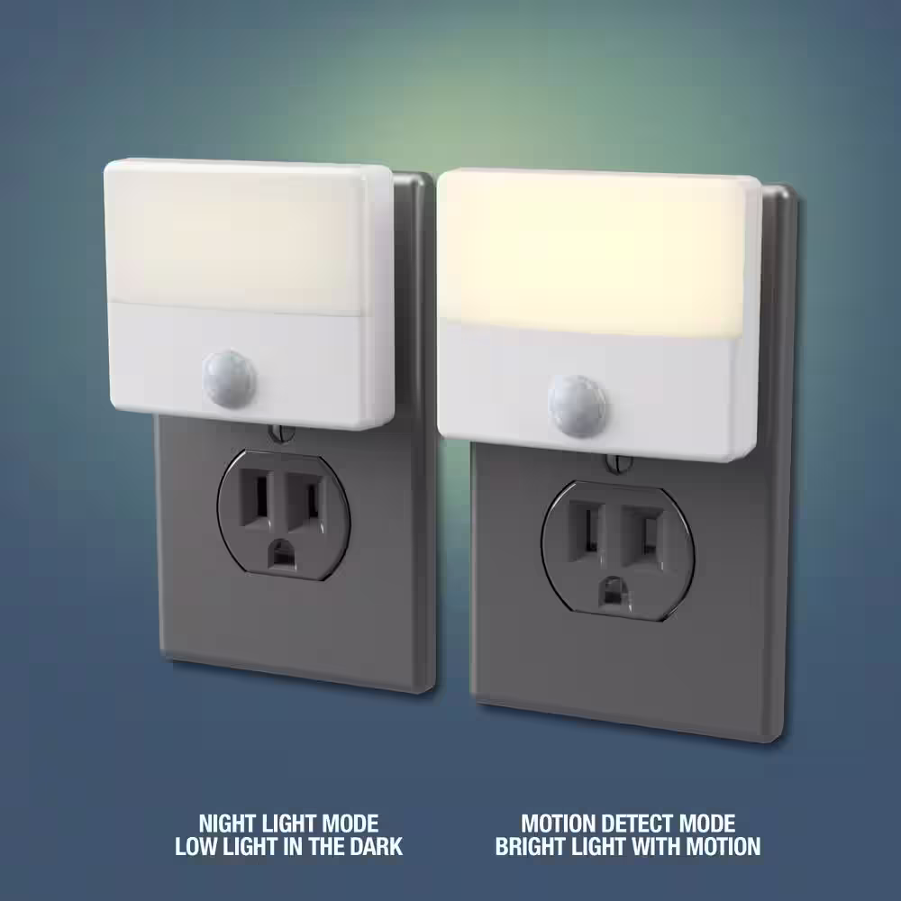 Westek White Senti Motion Activated LED Night Light