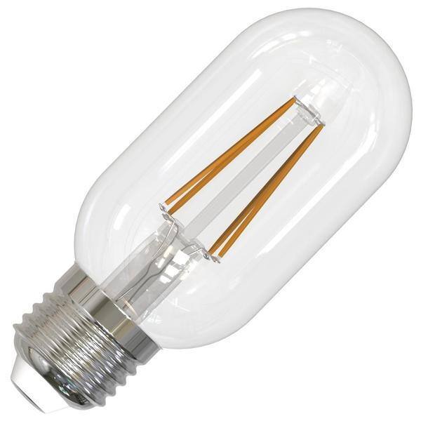 Bulbrite 40-Watt Equivalent Dimmable T14 Vintage Edison LED Light Bulb with Medium (E26) Base, 2700K, (4-Pack)
