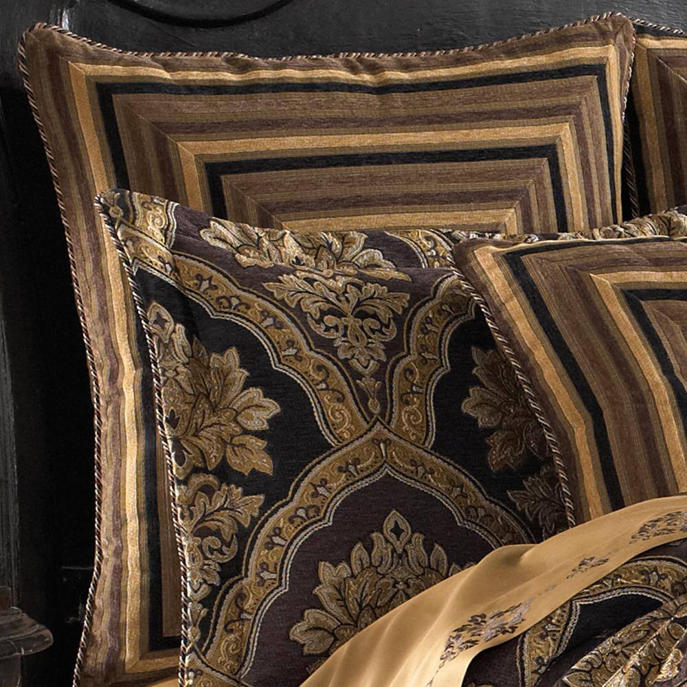 None Reilly Black Euro Sham