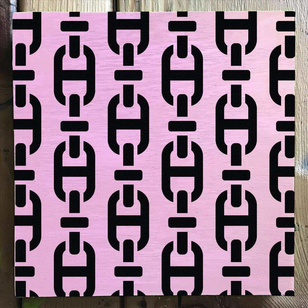 Stencil1 Chains 2 Repeat Pattern Stencil