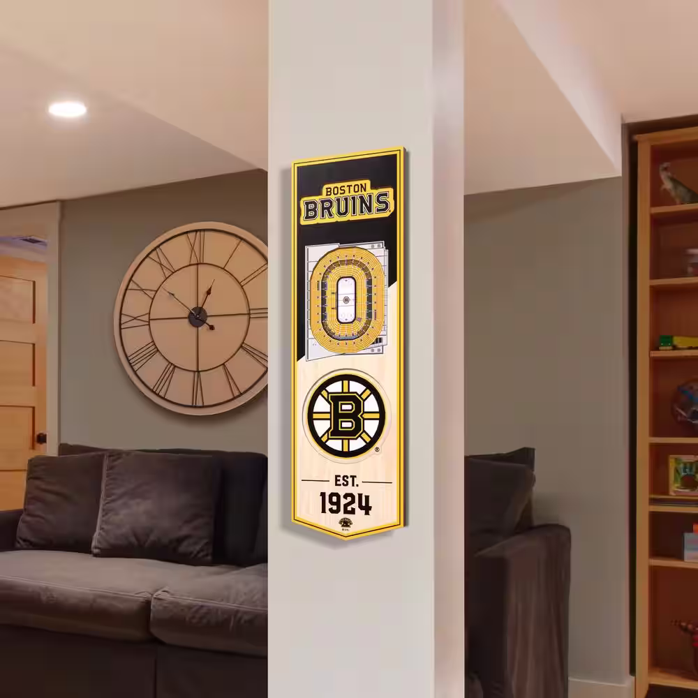 YouTheFan NHL Boston Bruins 6 in. x 19 in. 3D Stadium Banner-TD Garden