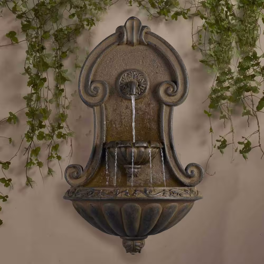 Fountain Cellar Muro Elegante Copper Finish Wall Fountain