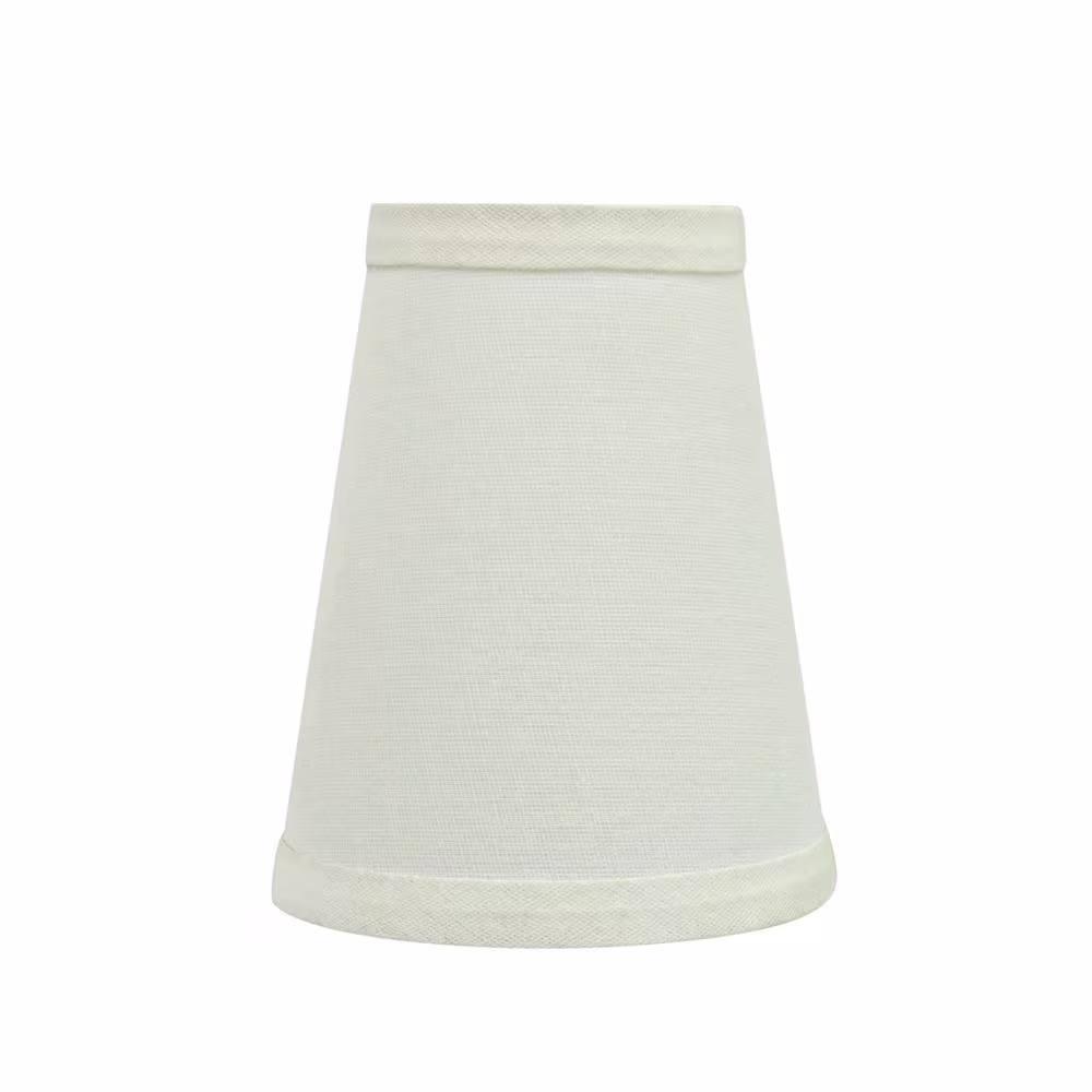 Aspen Creative Corporation 4 in. x 5 in. Off White Hardback Empire Lamp Shade (5-Pack)