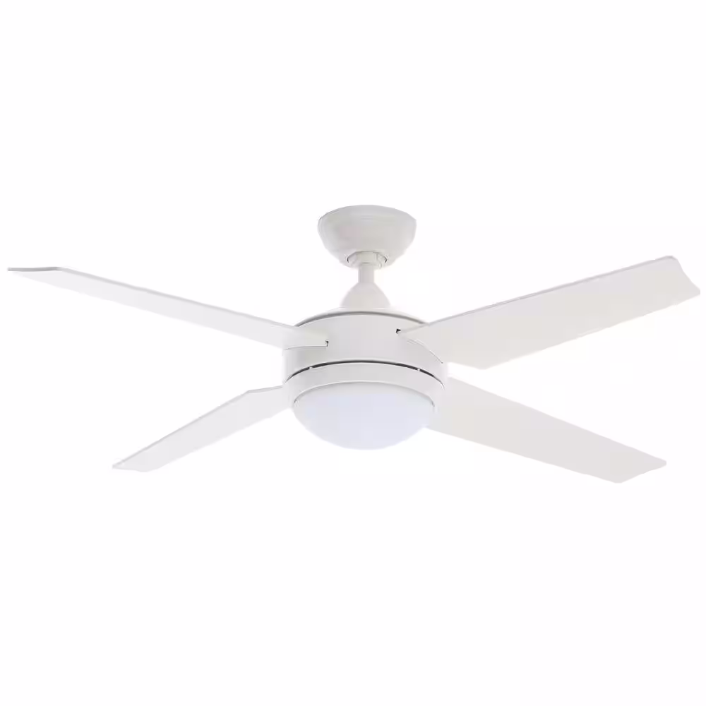 Hunter Sonic 52 in. Indoor White Ceiling Fan with Universal Remote