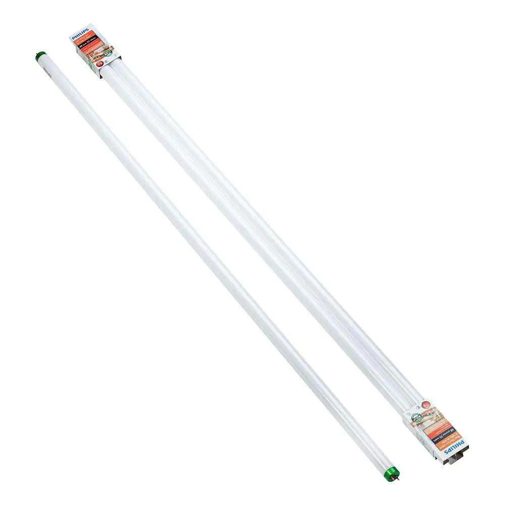Philips 32-Watt 4 ft. Linear T8 Fluorescent Light Bulb, Soft White (2-Pack)
