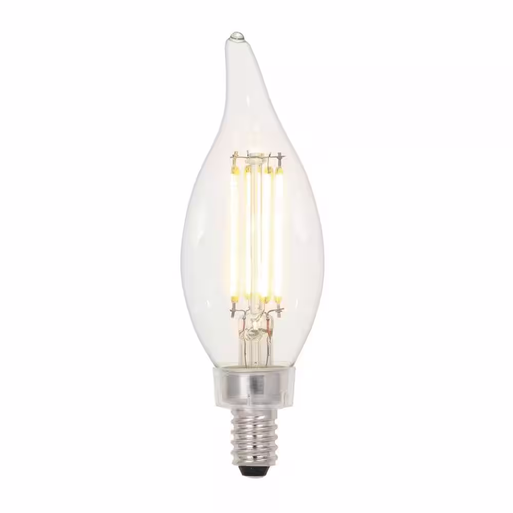 Westinghouse 60-Watt Equivalent CA11 Dimmable Clear E12 Edison Filament LED Light Bulb 2700K (6-Pack)