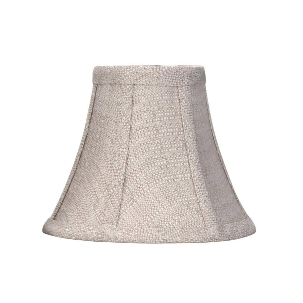 Aspen Creative Corporation 6 in. x 5 in. Beige Bell Lamp Shade (6-Pack)