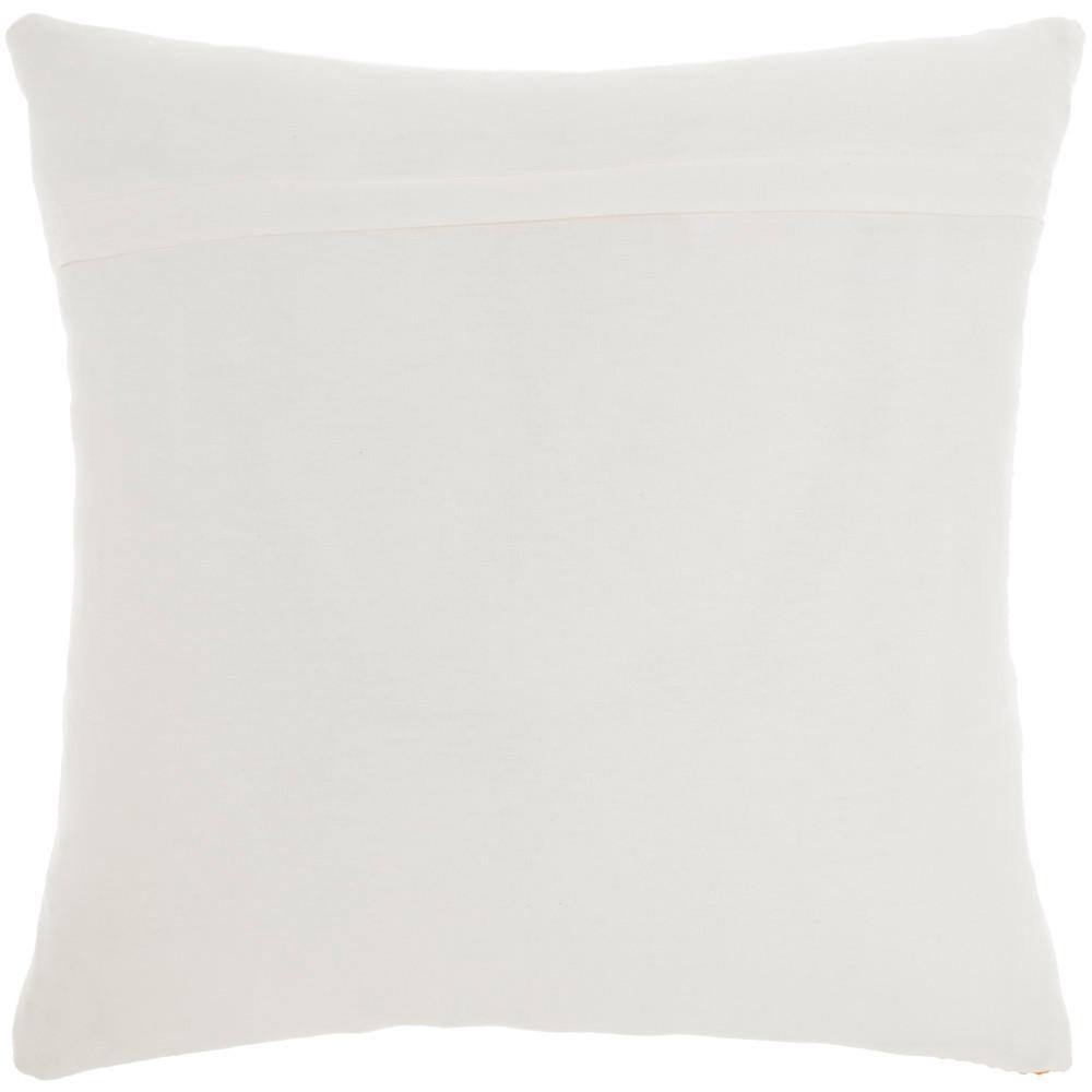 Mina Victory Orange Striped 18 in. x 18 in. Indoor/Outdoor Throw Pillow